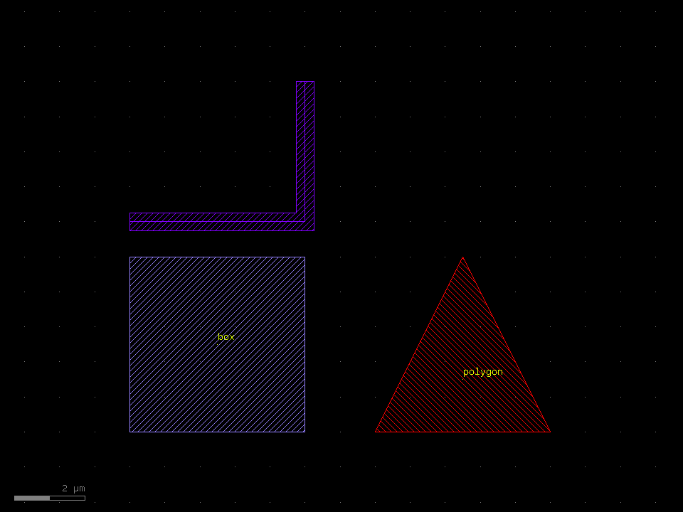 Basic shapes layout
