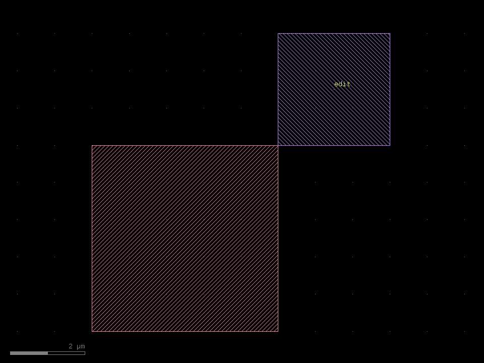 Edited layout with a second box and a label